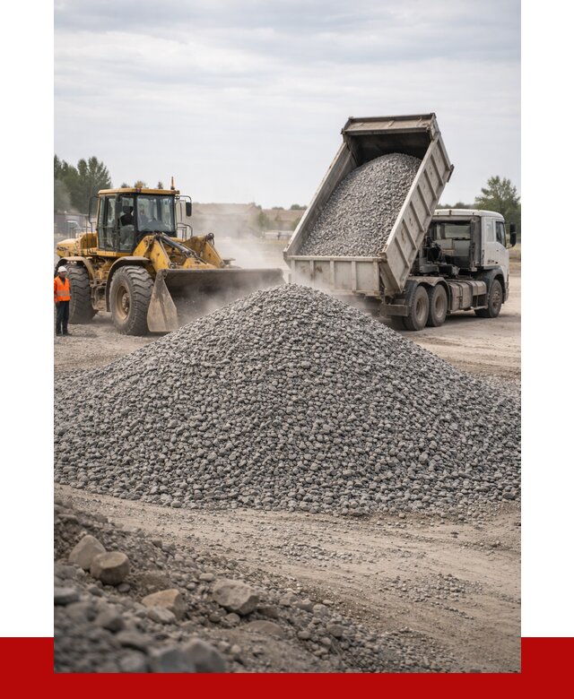 Купить щебень с доставкой в Северске от 2599 руб. | ПРОНЕРУДСвк