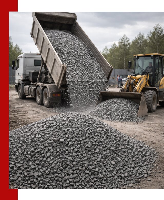 Доставка и продажа щебня гранитного в Северске
