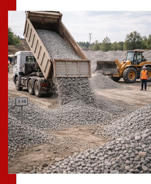 Гранитный щебень фракции 3–10: доставка и продажа в Северске
