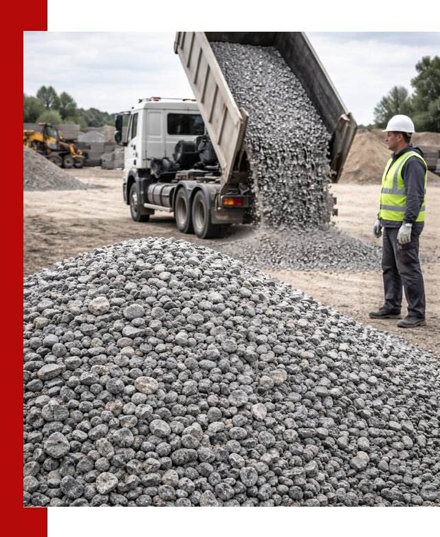 Доставка и продажа гранитного щебня фракции 5-20 в Северске