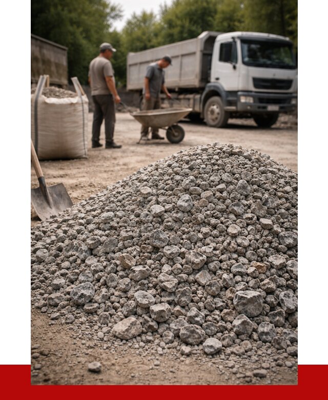 Гранитный щебень фракция 20-40 в Северске от 3326 руб. ПРОНЕРУДСвк