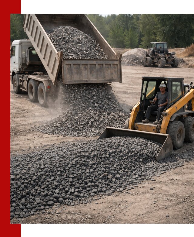 Гранитный щебень фракция 40-70 с доставкой в Северске