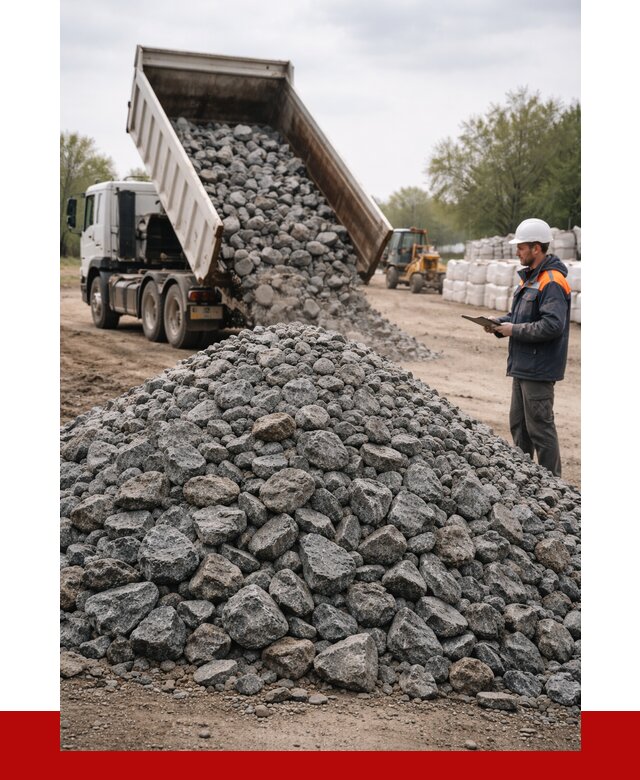 Гранитный щебень фракция 100-200 в Северске от 4366 р. ПРОНЕРУДСвк