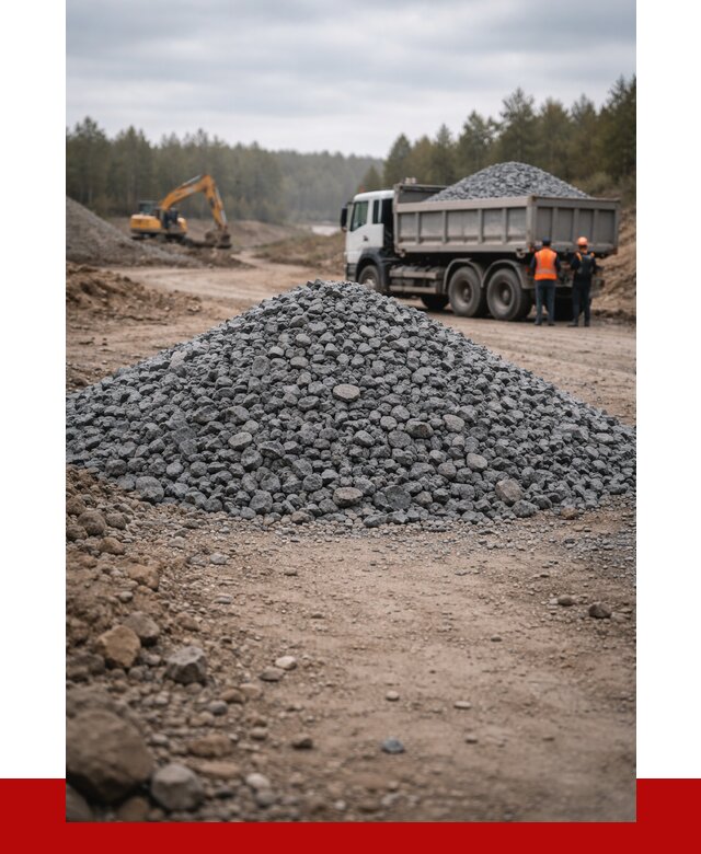 Щебень габбро диабаз фракция 40-70 в Северске от 2287 р-ПРОНЕРУДСвк