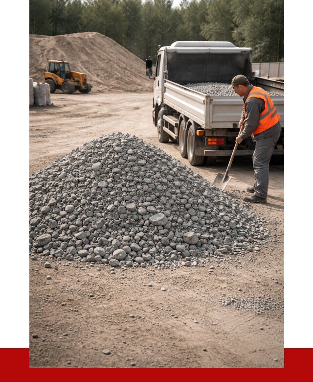 Гравийный щебень фракция 5-10 в Северске от 2287 р. | ПРОНЕРУДСвк