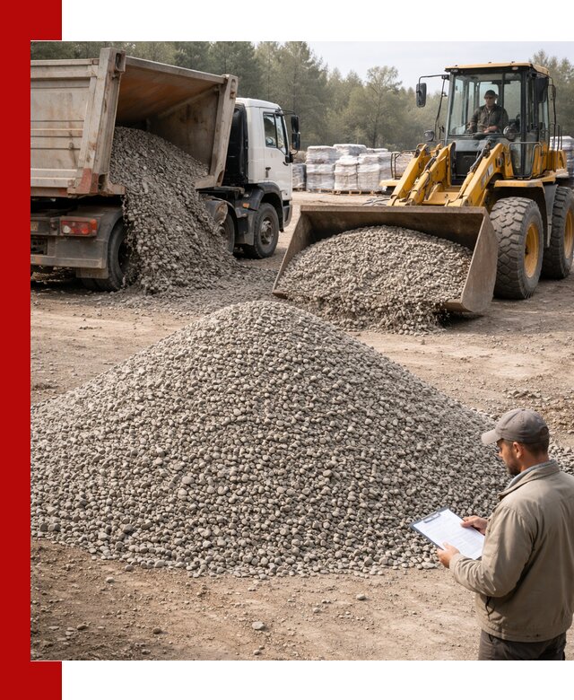 Гравийный щебень фракция 5–10 с доставкой в Северске