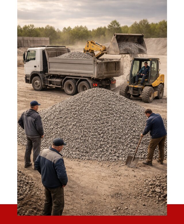 Гравийный щебень фракция 5-20 в Северске от 2495 р. ПРОНЕРУДСвк