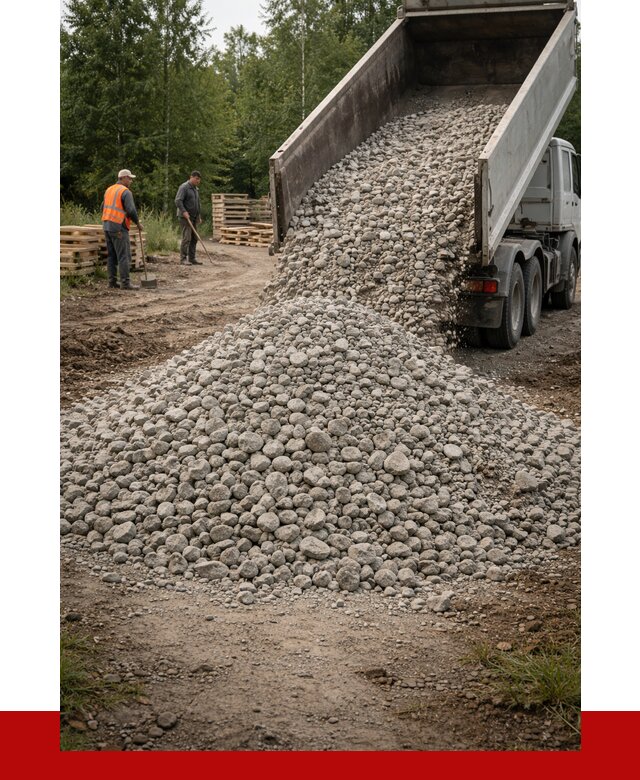 гравийный щебень фракция 70-120 в Северске от 2547 р. ПРОНЕРУДСвк