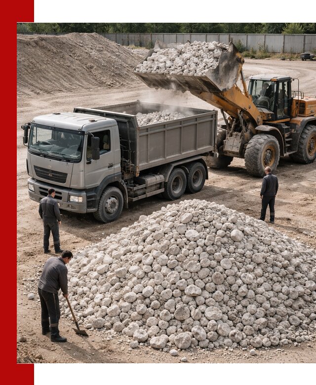 Известняковый щебень фракция 70–150 с доставкой в Северске