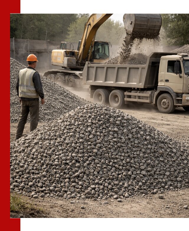 Шлаковый щебень фракция 5-20 с доставкой в Северске
