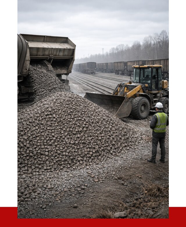 Купить железнодорожный щебень в Северске от 2911 р. | ПРОНЕРУДСвк
