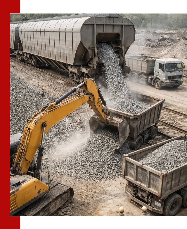 Доставка железнодорожного щебня в Северске крупными партиями быстрого отгруза