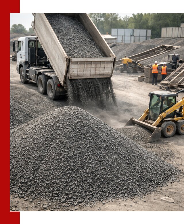 Вторичный щебень фракция 0–5 с доставкой в Северске