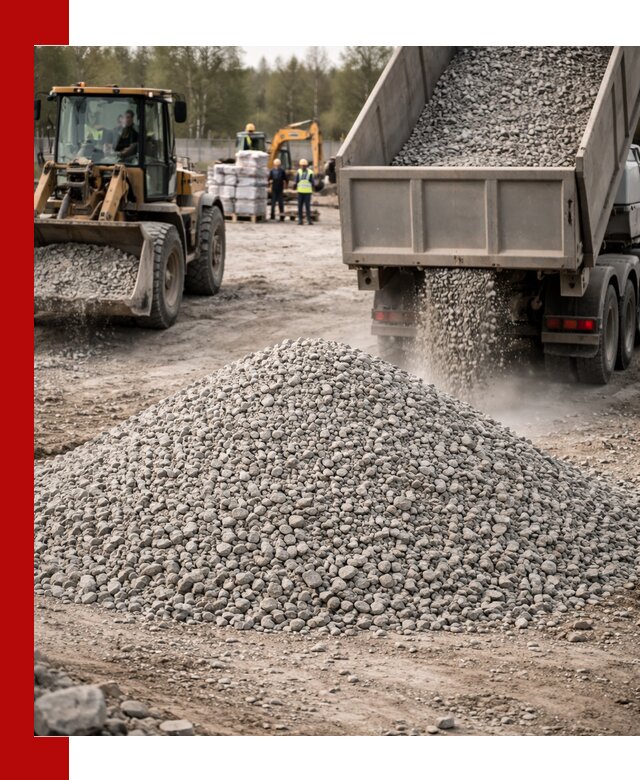 Вторичный щебень фракции 5-20 в Северске — доставка и продажа крупнотоннажно