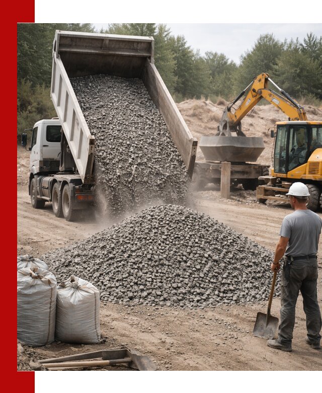 Доставка и продажа бетонного щебня в Северске