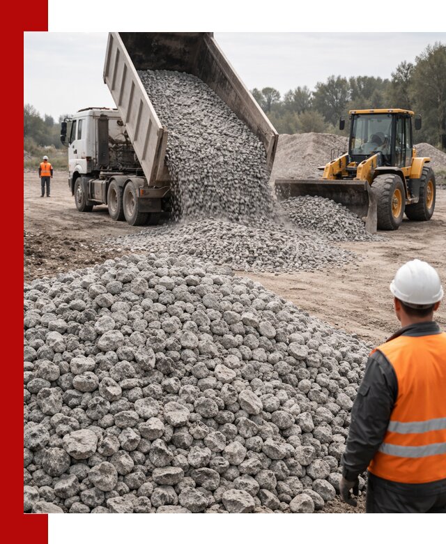 Доставка бетонного щебня фракции 20-40 в Северске