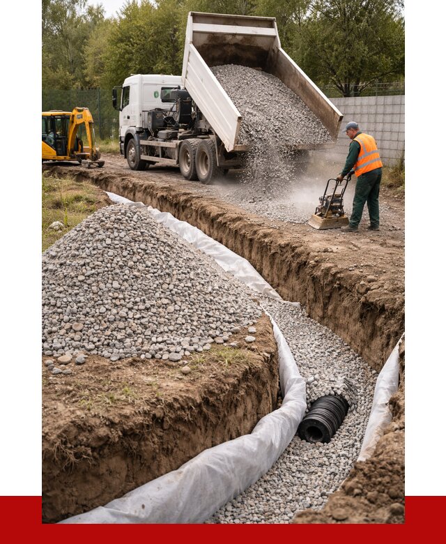 Щебень для дренажа в Северске от 1923 р., ПРОНЕРУДСвк доставка