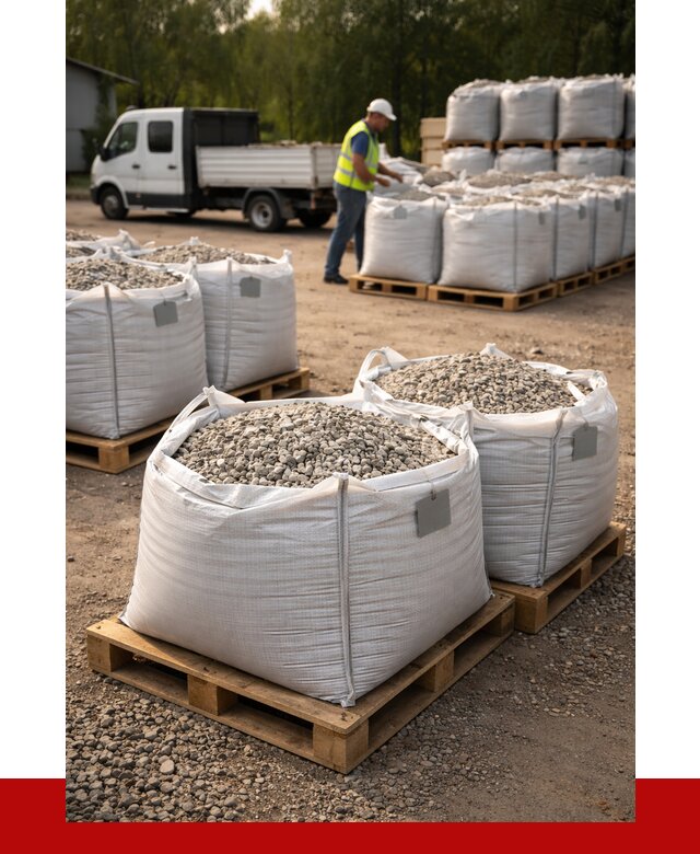 Щебень в мешках с доставкой в Северске от 4366 р. | ПРОНЕРУДСвк