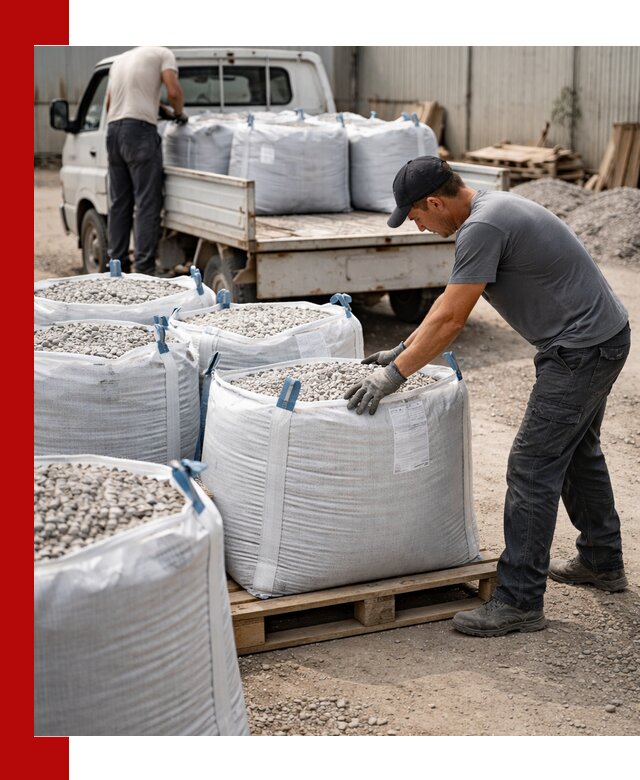 Доставка щебня в мешках по выгодным ценам в Северске
