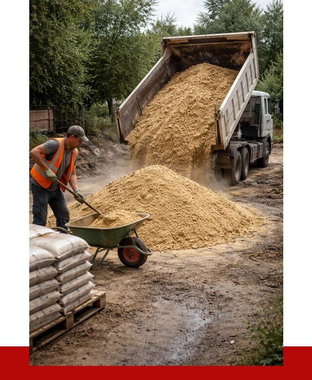 Купить песок с доставкой в Северске от 1871 р. | ПРОНЕРУДСвк