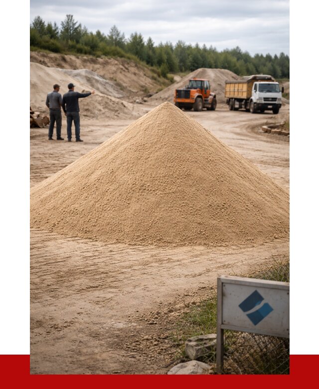 Карьерный песок навалом в Северске от 1871 р. | ПРОНЕРУДСвк