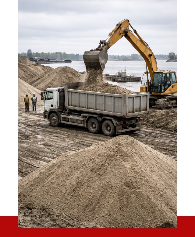 Купить речной песок навалом в Северске от 1871 р., ПРОНЕРУДСвк
