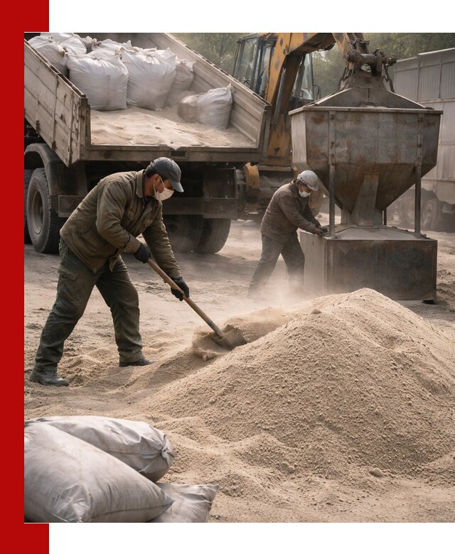 Кварцевый песок для пескоструя в Северске — доставка и качество