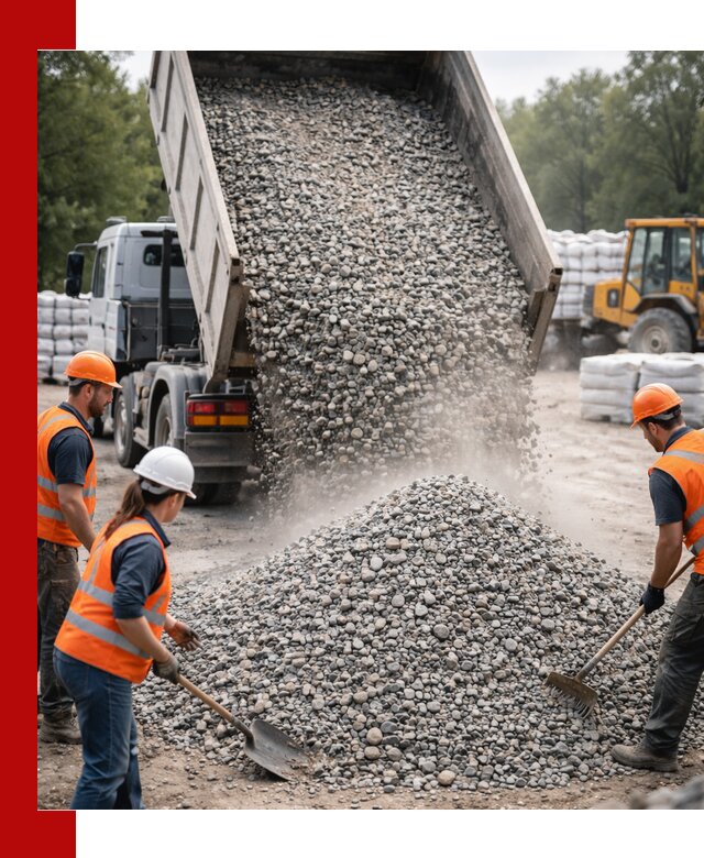 Доставка гравия и камня в Северске оптом и в розницу