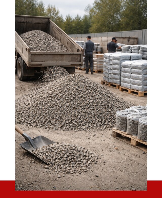 Гравий фракция 5-20 в Северске купить от 2391 р. ПРОНЕРУДСвк