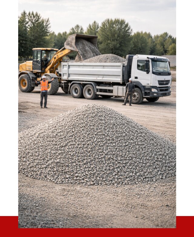 Купить мытый гравий в Северске от 3638 р, доставка ПРОНЕРУДСвк