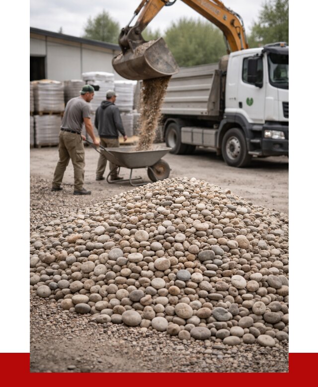 Галька декоративная в Северске от 3326 р. за куб | ПРОНЕРУДСвк