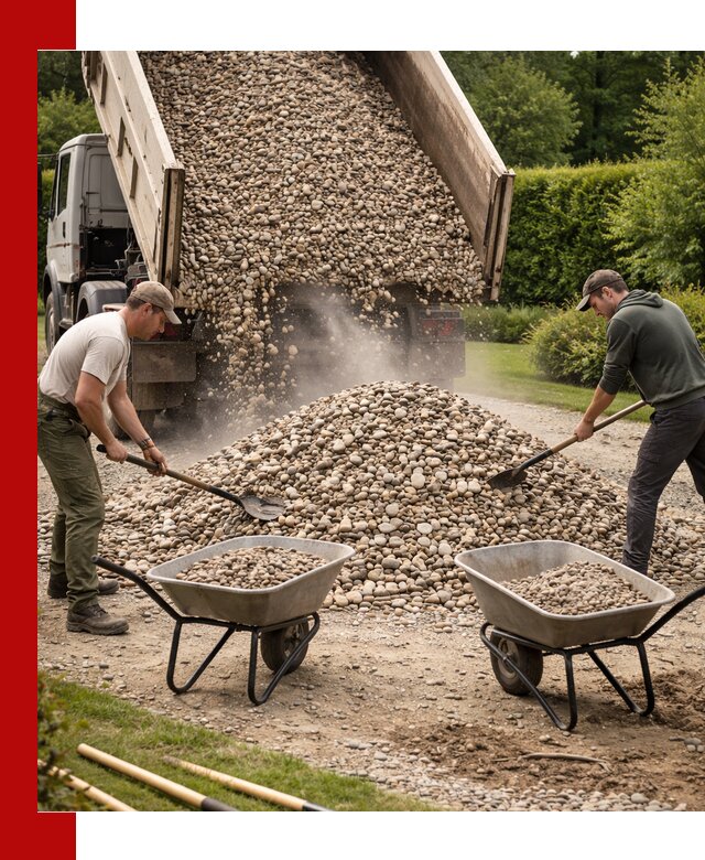 Доставка и продажа декоративной гальки в Северске