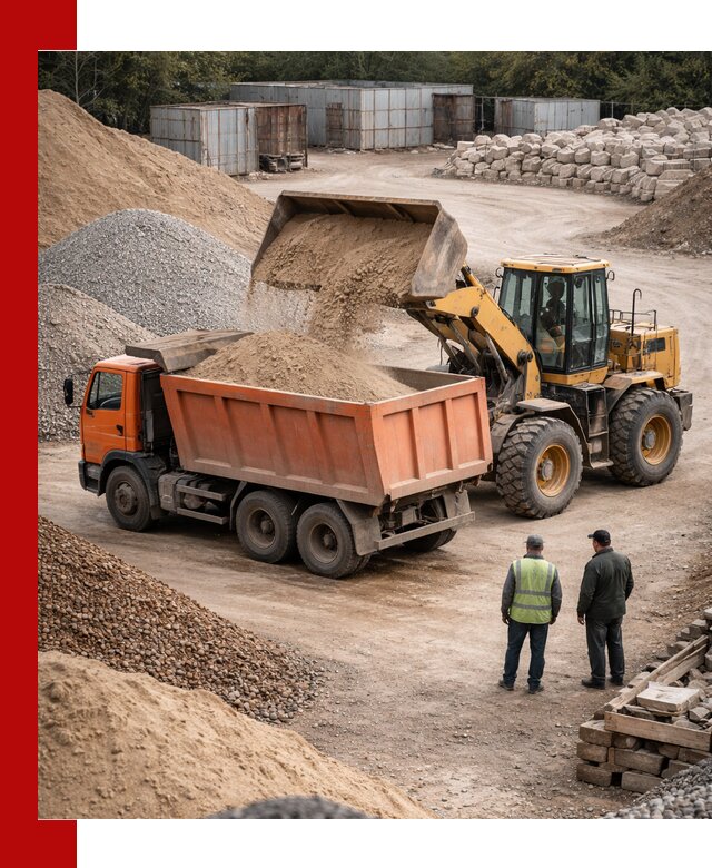 Доставка сыпучих смесей и смесей для стройки в Северске