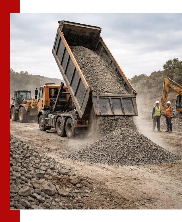 Щебёночно-песчаная смесь ЩПС С1 с доставкой в Северске