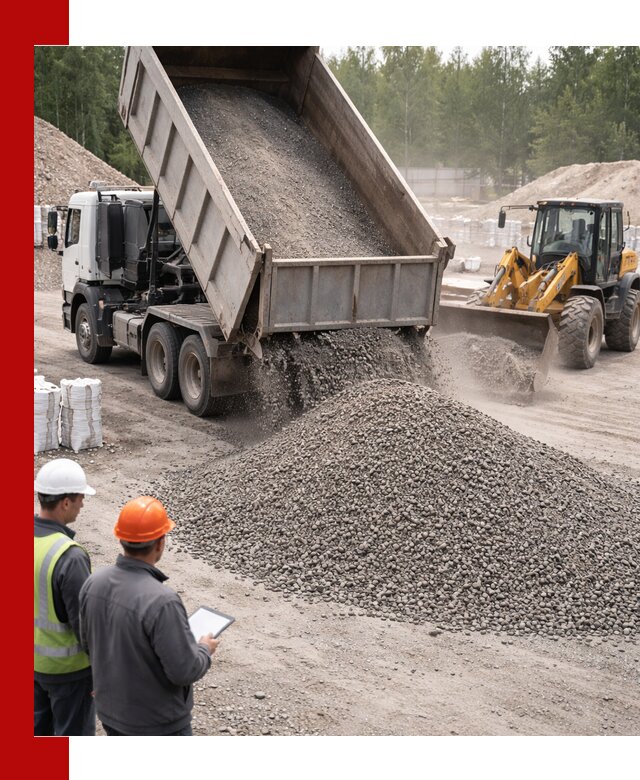 Доставка и продажа гранитного отсева 0-10 в Северске