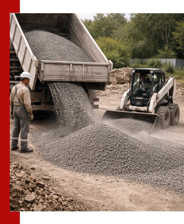 Доставка гравийного отсева 0-5 в Северске оптом и в розницу