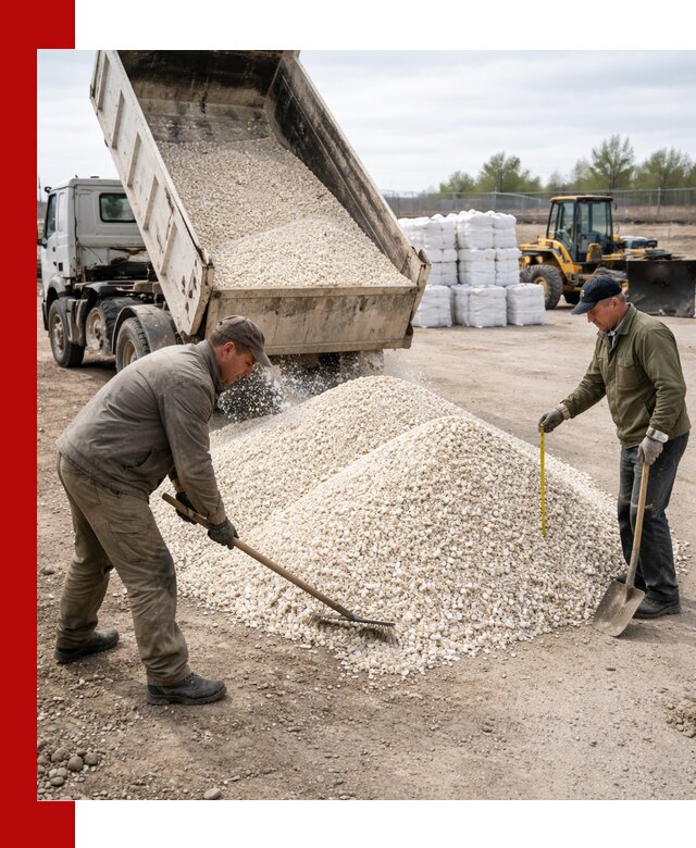 Мраморная крошка с доставкой и разгрузкой в Северске