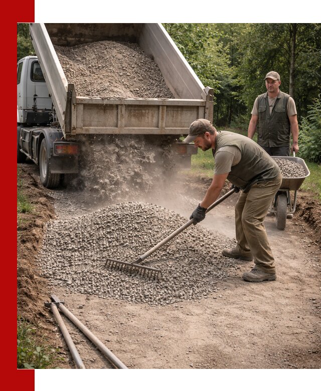 Каменная крошка для дорожек с доставкой в Северске