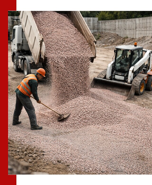 Крошка розовый гранит с доставкой в Северске от производителя