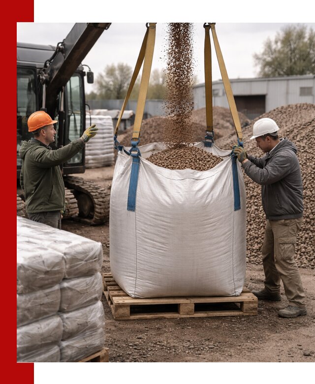 Керамзит в биг-бегах с доставкой в Северске