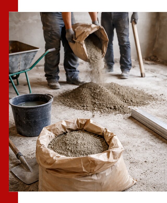 Доставка сухой смеси для стяжки в Северске