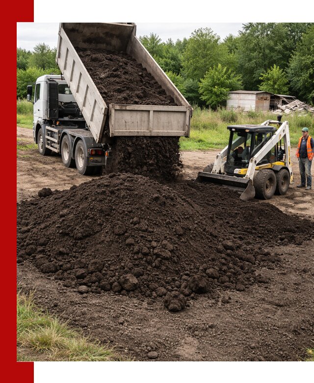 Поставка плодородной земли с доставкой самосвалом в Северске