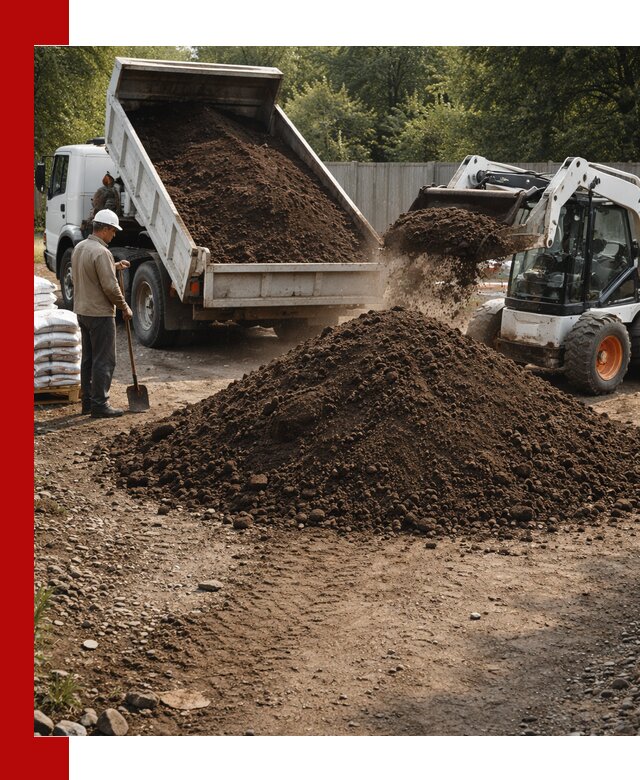 Доставка растительного грунта в Северске от производителя оптом и в розницу