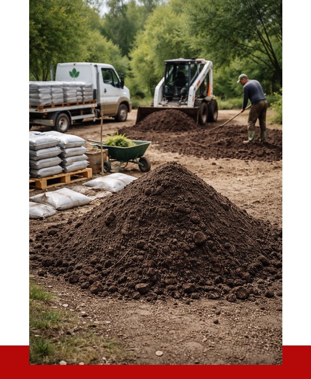 Грунт для озеленения с доставкой в Северске от 1871 р. | ПРОНЕРУДСвк