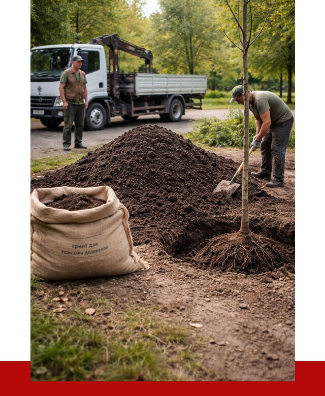Грунт для посадки деревьев в Северске от 1247 р. | ПРОНЕРУДСвк