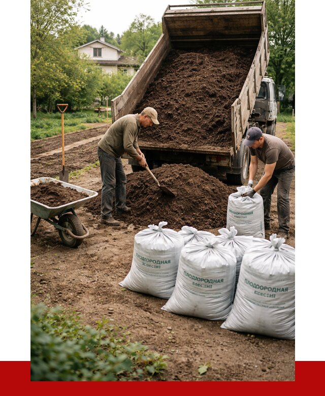 Плодородная смесь в Северске от 4366 р./куб с доставкой | ПРОНЕРУДСвк