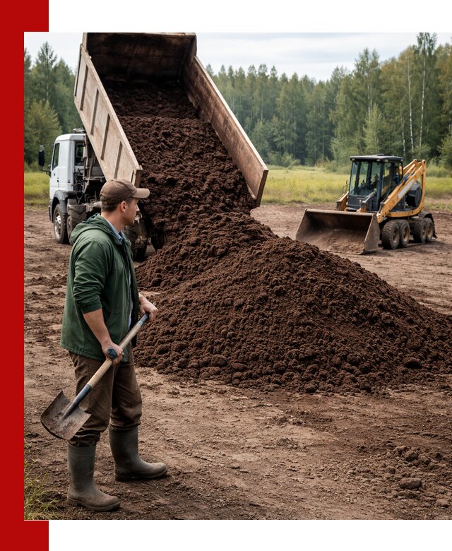 Купить верховой торф с доставкой в Северске для садоводства и растений