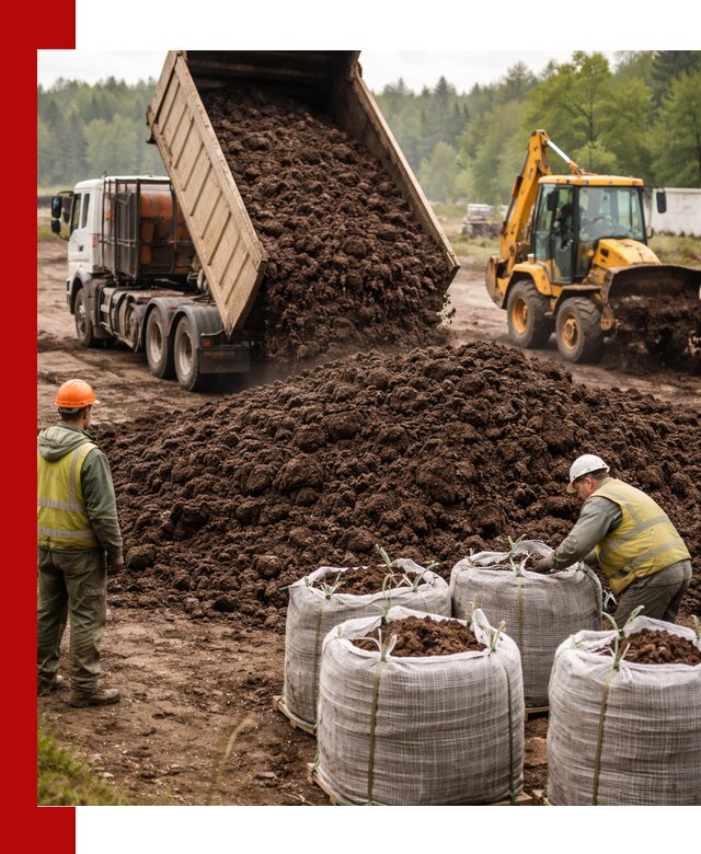 Доставка нейтрального торфа в Северске оптом и в розницу