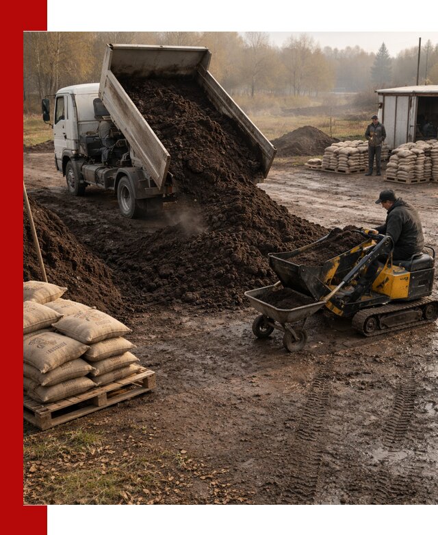 Кислый торф в доставке по выгодным ценам в Северске