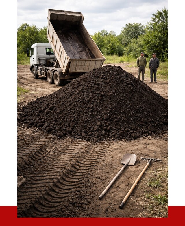 Купить чернозем навалом в Северске от 1247 р. за куб | ПРОНЕРУДСвк